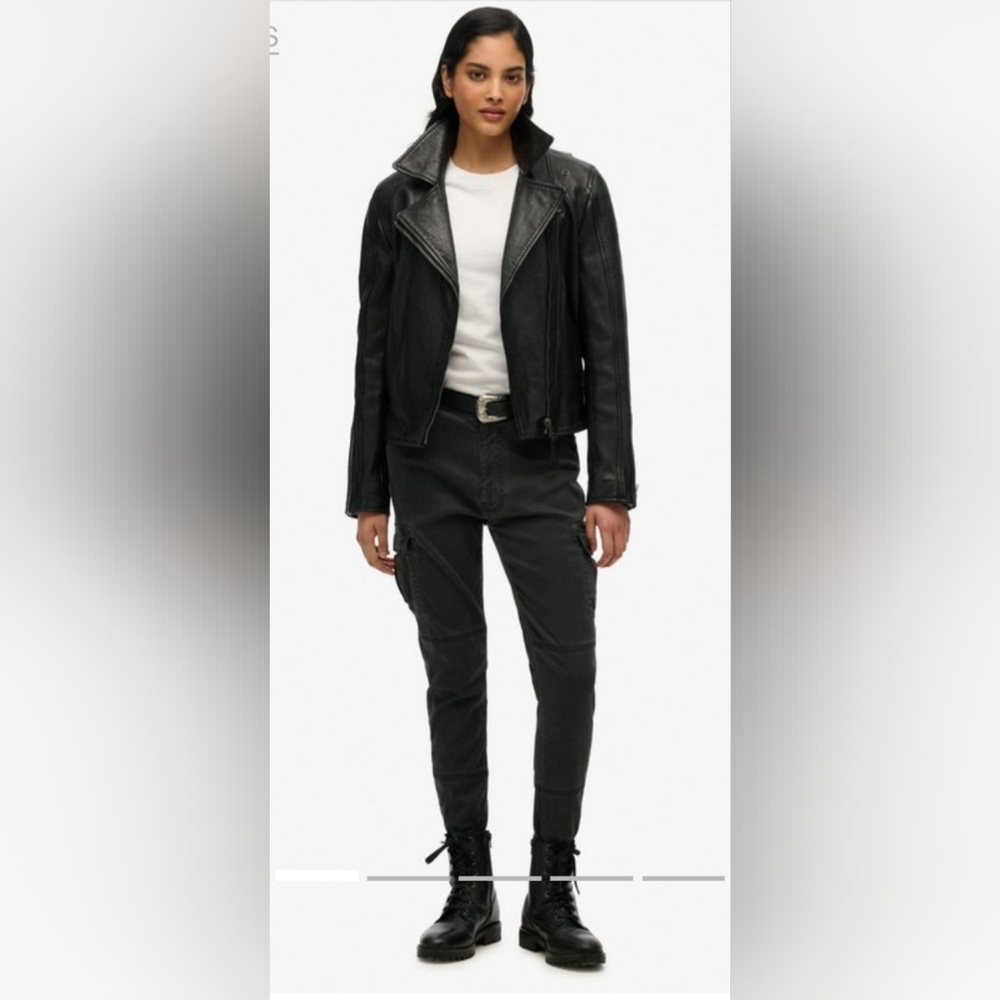 Superdry Women's Dark Gray Relaxed Jeans